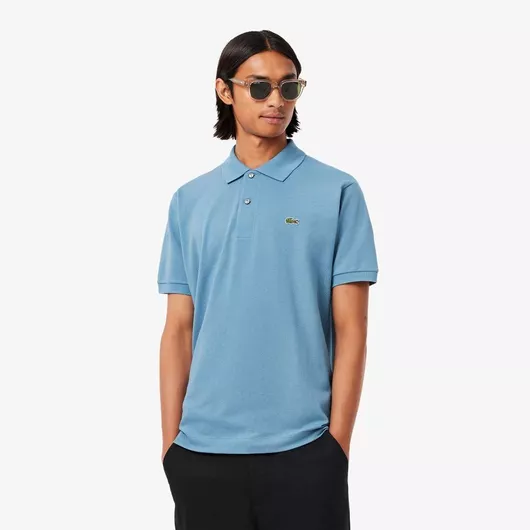 Lacoste Polo Μπλούζα Κοντομάνικη Σιέλ
