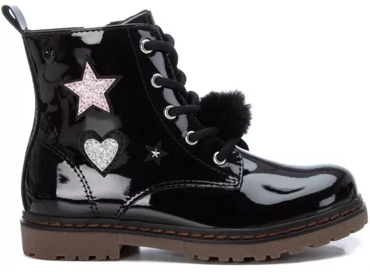 Xti Παιδικά Αρβυλάκια από Λουστρίνι με Κορδόνια Μαύρο