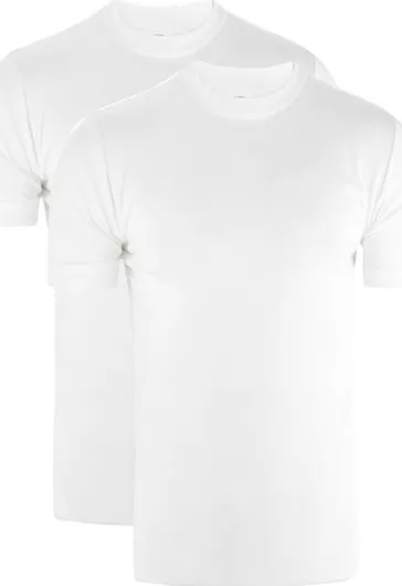 Palco 6/601 Ανδρικές Φανέλες Κοντομάνικες Λευκό 2Pack