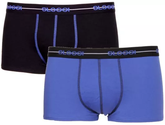 Sloggi Start Hipster Ανδρικά Μποξεράκια Μπλε 2Pack