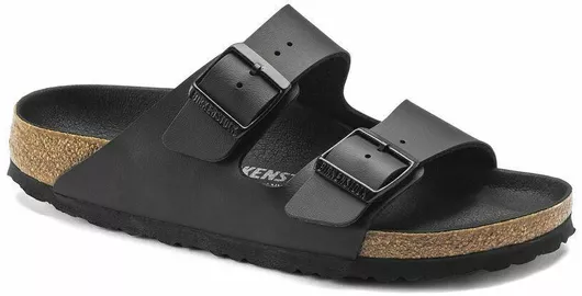 Birkenstock Arizona Birko-Flor Γυναικεία Σανδάλια Ανατομικά Μαύρο