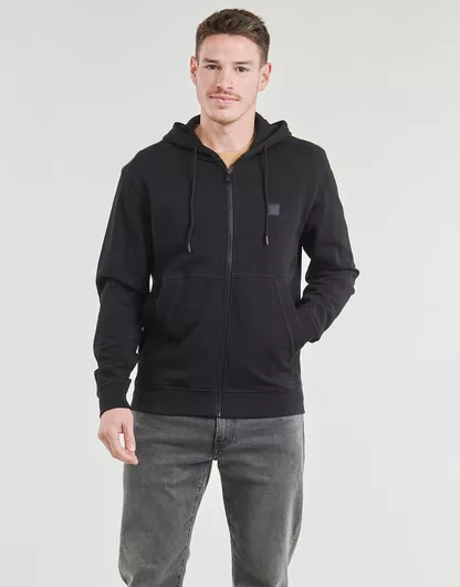 Hugo Boss Φούτερ με Κουκούλα Μαύρο