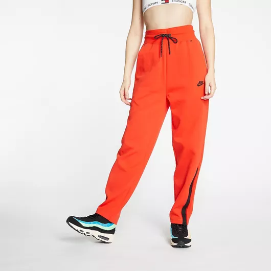 Nike Tech Fleece Παντελόνι Φόρμας με Λάστιχο Κόκκινο