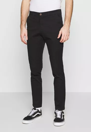 Jack & Jones Ανδρικό Παντελόνι Chino Ελαστικό σε Slim Εφαρμογή Μαύρο