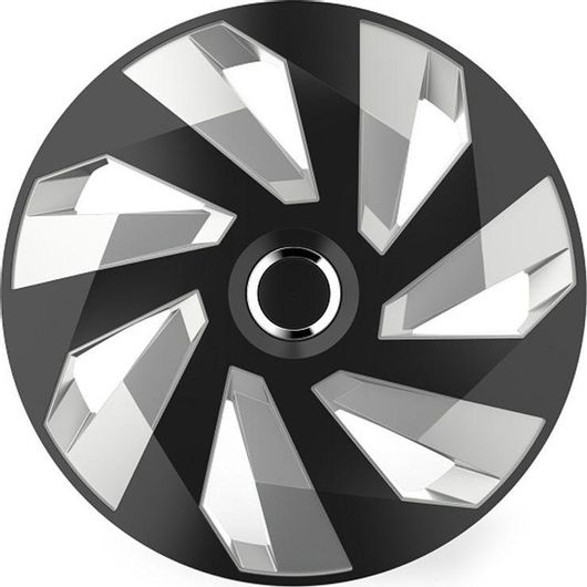 Τάσι Αυτοκινήτου AMiO Hubcap Vector RC Silver / Black 1τμχ 14" Μαύρο