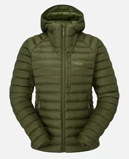 Rab Microlight Alpine Γυναικείο Puffer Μπουφάν για Χειμώνα Army Green