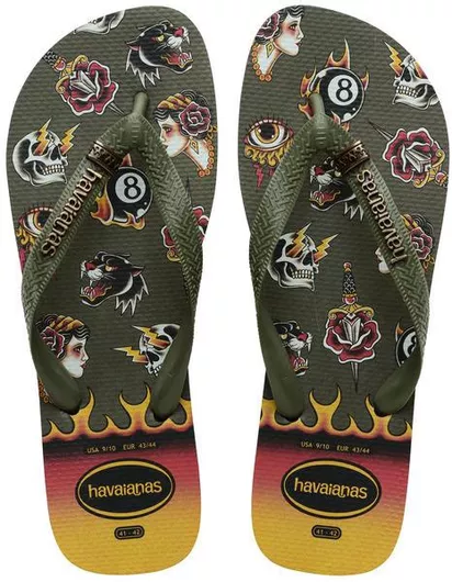 Havaianas Top Tribo Ανδρικά Flip Flops Black/Moss