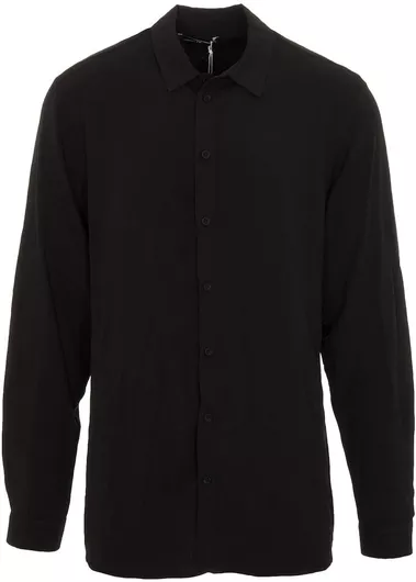 Nineteen Apparel Club 19123-1007 Μακρυμάνικo Πουκάμισο Μαύρο