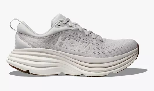 Hoka Bondi 8 Ανδρικά Αθλητικά Παπούτσια Running Γκρι