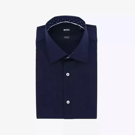 Hugo Boss Πουκάμισο σε Κανονική Γραμμή μπλε