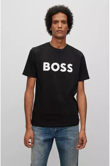 Hugo Boss T-shirt Μαύρο