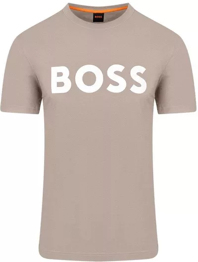 Hugo Boss T-shirt Μπεζ