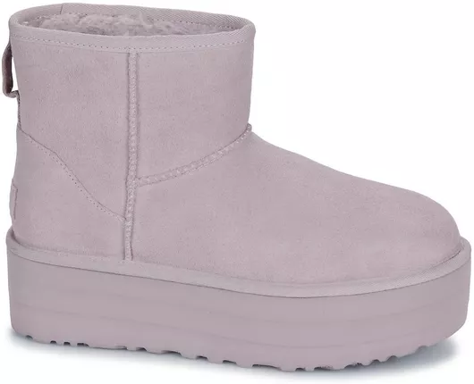 Ugg Australia Classic Mini Γυναικεία Μποτάκια με Πλατφόρμα Ροζ