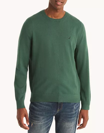 Ανδρική Μπλούζα Nautica Βαμβακερή Μακρυμάνικη Πράσινο