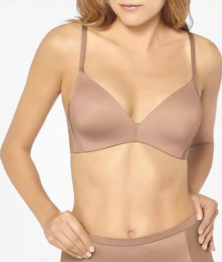 Triumph Body Make Up Soft Touch P EX Μπεζ Σουτιέν με Ελαφριά Ενίσχυση χωρίς Μπανέλες