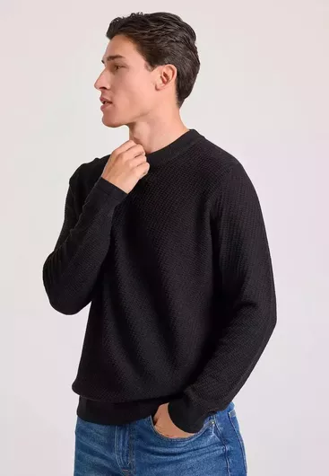 Πουλόβερ Funky Buddha Γκρι