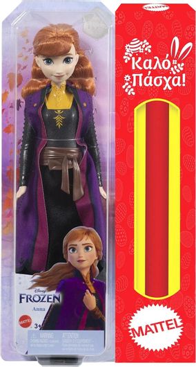 Παιχνιδολαμπάδα Disney Frozen Άννα Βασική Κούκλα HLW50 / HLW46 για 3+ Ετών