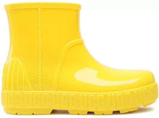 Ugg Australia Drizlita Κοντές Γυναικείες Γαλότσες Κίτρινο