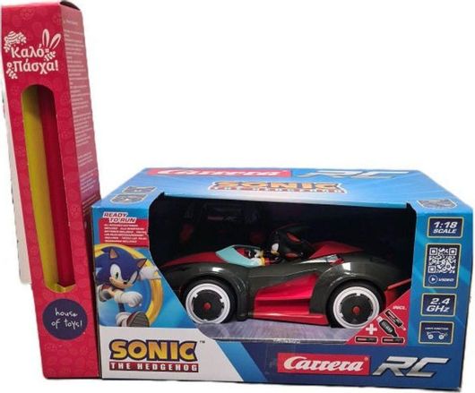 Παιχνιδολαμπάδα Carrera RC Τηλεκατευθυνόμενο Sonic The Hedgehog 24GHz 370201062 για 3+ Ετών