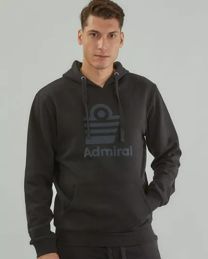 Admiral Φούτερ Fleece με Κουκούλα Black