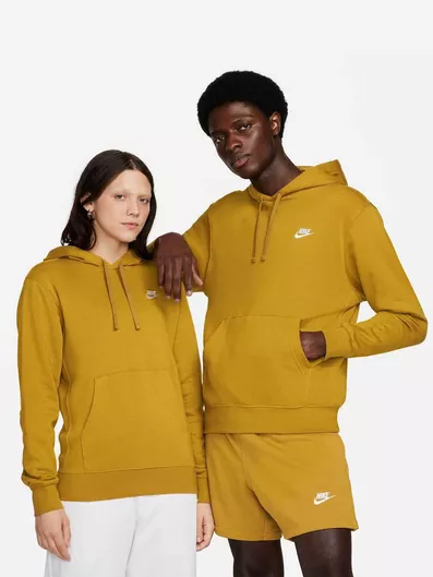 Nike Φούτερ Fleece Κίτρινο