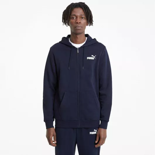 Puma Φούτερ Fleece με Κουκούλα Navy Μπλε