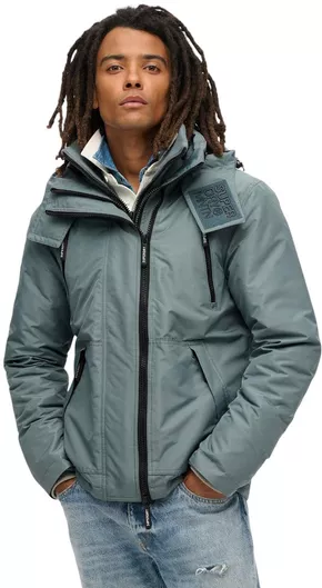 Superdry M D2 Sdcd Μπουφάν Αντιανεμικό Μπλε
