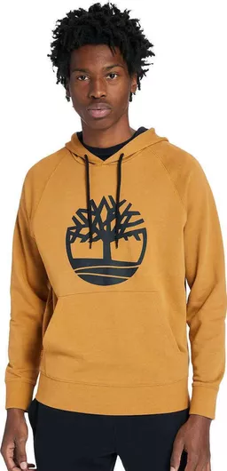 Timberland Core Tree Logo Φούτερ με Κουκούλα Camel Yellow