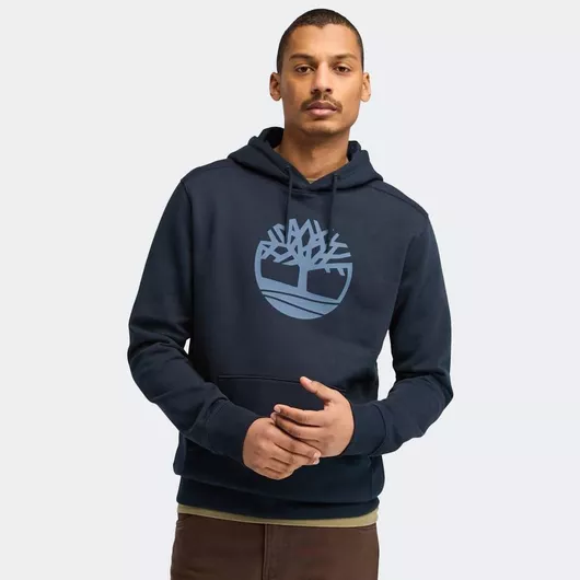 Timberland Φούτερ με Κουκούλα Navy Μπλε