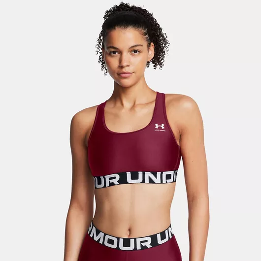 Under Armour Γυναικείο Αθλητικό Μπουστάκι Κοκκινο με Επένδυση