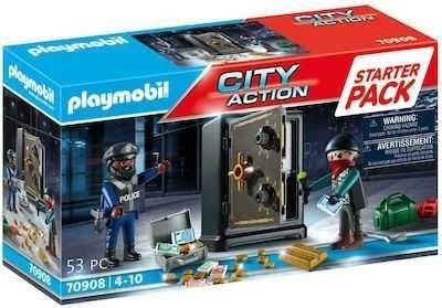Playmobil City Action Σύλληψη Διαρρήκτη Χρηματοκιβωτίου για 4+ Ετών