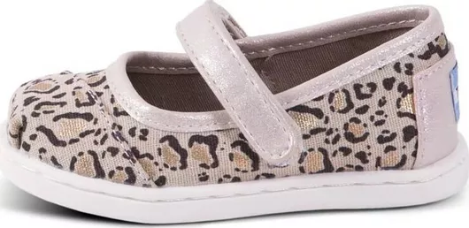 Toms Παιδικές Μπαλαρίνες με Σκρατς Υφασμάτινες Μπεζ