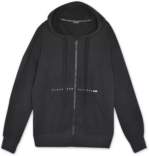 BodyTalk Φούτερ με Κουκούλα Μαύρο