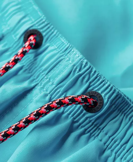 Superdry Beach Ανδρικό Μαγιό Σορτς Μπλε με Σχέδια