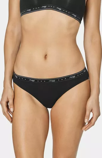 Sloggi 24/7 100 Mini Γυναικείο Slip Μαύρο