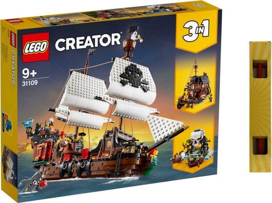 Παιχνιδολαμπάδα Lego Creator - Pirate Ship για 9+ Ετών