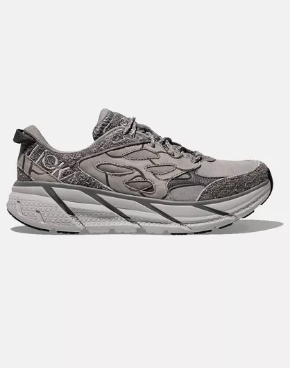 Hoka Clifton L Suede TP Ανδρικά Αθλητικά Παπούτσια Running Galactic Grey