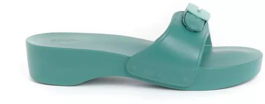 Scholl Pescura Heel Γυναικεία Σανδάλια Πράσινο