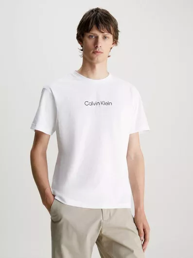 Calvin Klein Μπλούζα Κοντομάνικη Λευκό