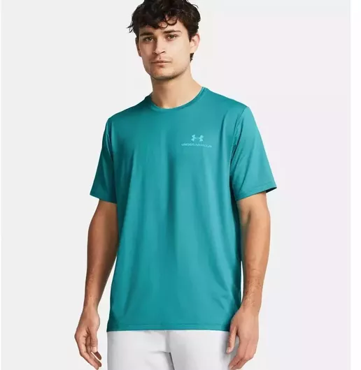 T-Shirt Under Armour Rush Rush Αθλητική Κοντομάνικη Μπλε