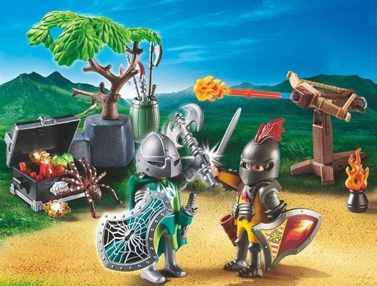 Playmobil Starter Pack Fight for the Treasure of Knights για 4+ Ετών