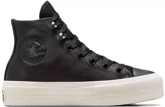 Converse Chuck Taylor All Star Lift Flatforms Μποτάκια Black / Egret