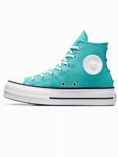 Converse Chuck Taylor All Star Lift Flatforms Μποτάκια Ocean Drip / White / Black