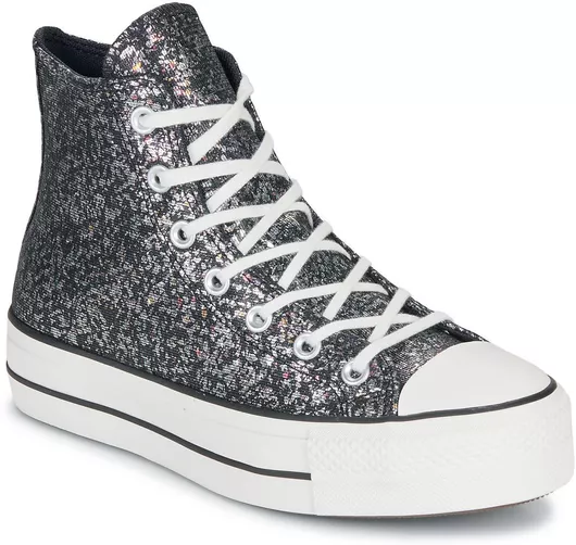 Converse Chuck Taylor All Star Lift Flatforms Μποτάκια Into The Void / Egret / Black