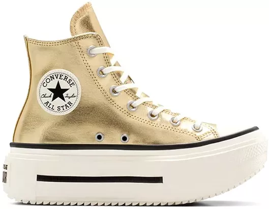 Chuck Taylor All Star Lift Γυναικεία Μποτάκια Light Gold / Egret / Black