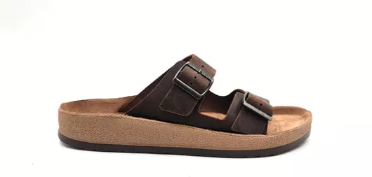 Fantasy Sandals Leonidas Ανδρικά Σανδάλια Καφέ