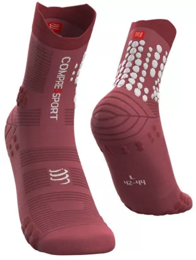 Compressport V3 Trail Running Κάλτσες Ροζ 1 Ζεύγος
