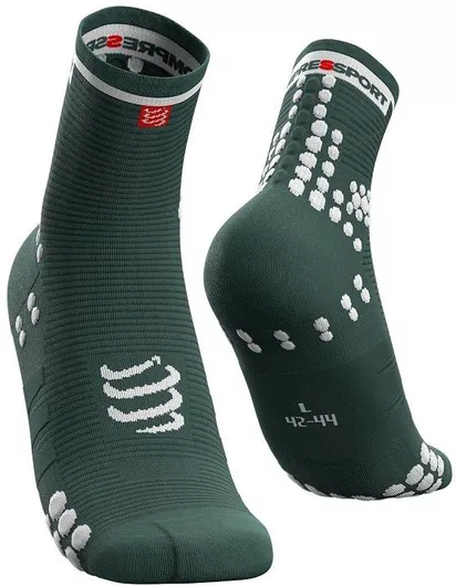 Compressport V3 Trail Running Κάλτσες Ασημί 1 Ζεύγος