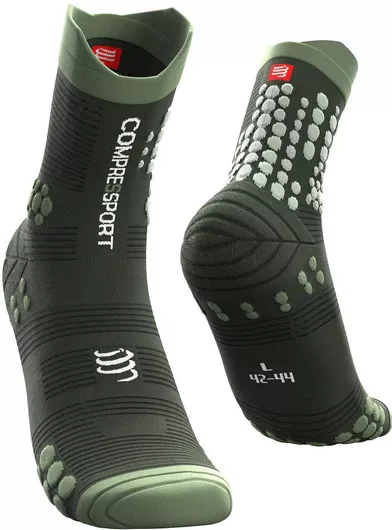 Compressport V3 Trail Recovery Αθλητικές Κάλτσες Πράσινο 1 Ζεύγος