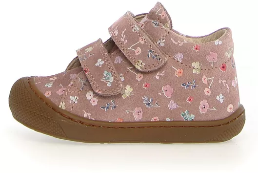 Naturino Cocoon VL Ανατομικά Δερμάτινα Παιδικά Μποτάκια με Σκρατς Ροζ